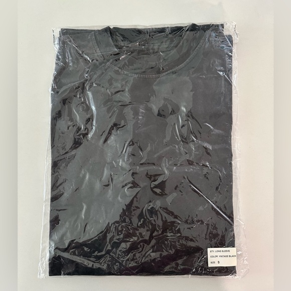 RUE PORTER NWT- MENS LUXURY LONG SLEEVE SHIRT VARIOUS SIZES BLACK VINTAGE - Picture 5 of 6